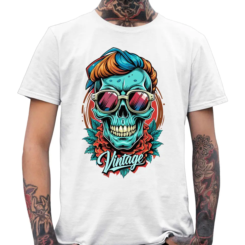 Vintage Skull T-Shirt - Tshirtpark.com