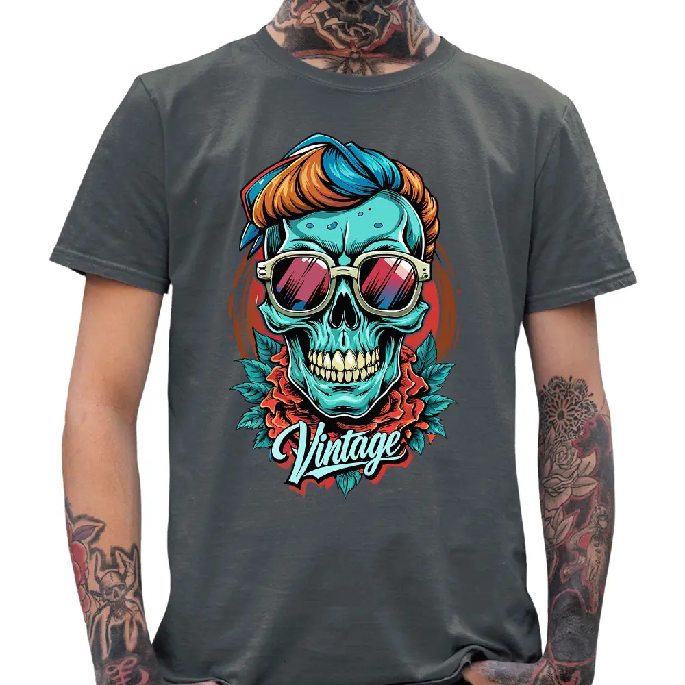 Vintage Skull T-Shirt - Tshirtpark.com