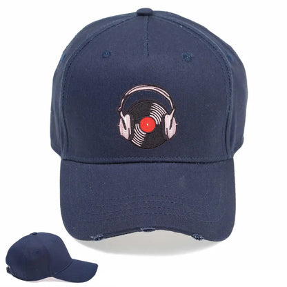 Vinyl Headphones Cap - Tshirtpark.com
