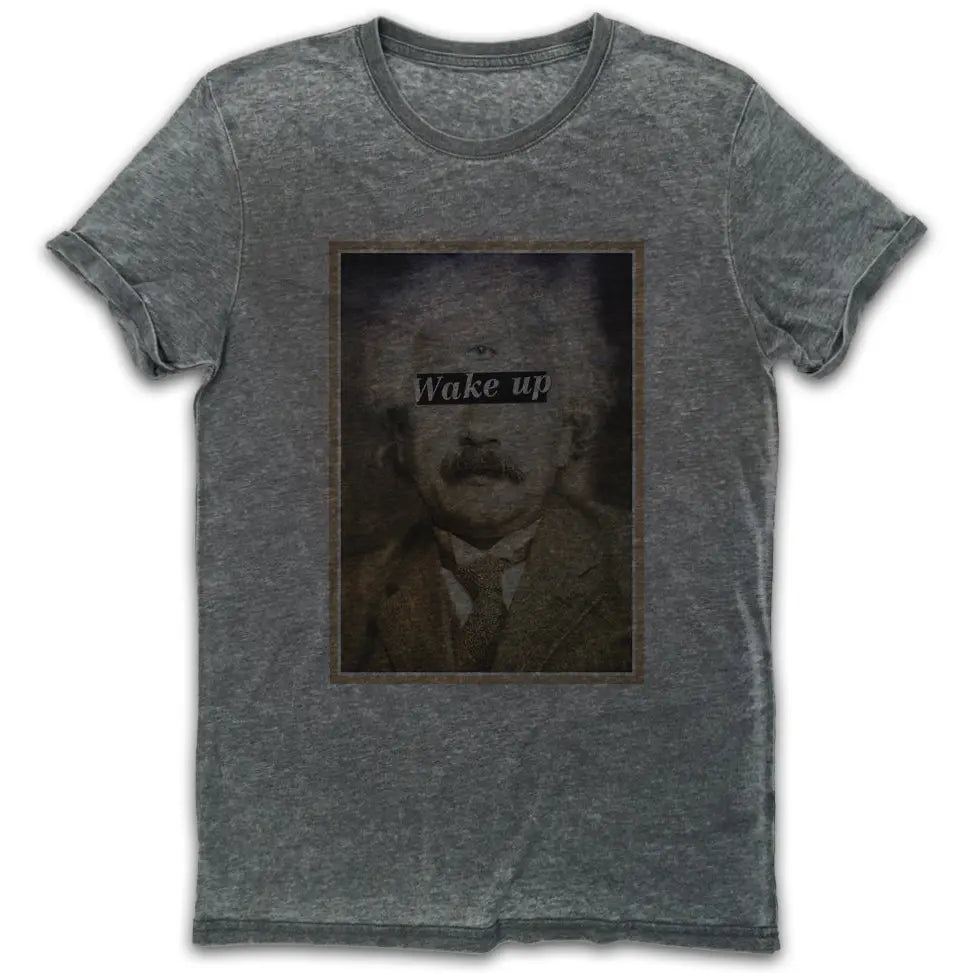 Wake Up Vintage Burn-Out T-shirt - Tshirtpark.com