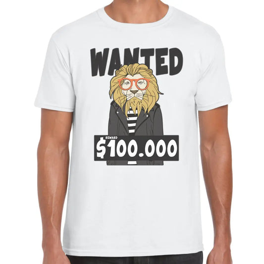 Wanted Lion T-Shirt - Tshirtpark.com