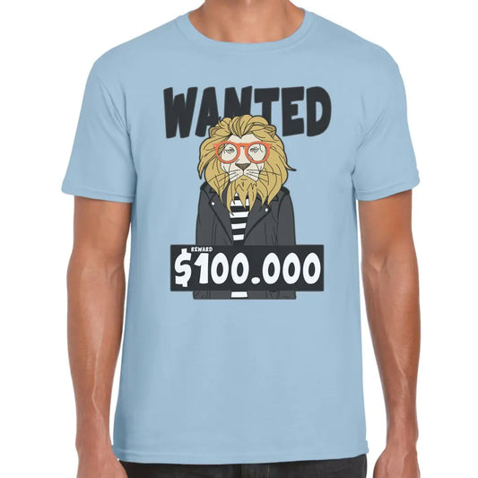 Wanted Lion T-Shirt - Tshirtpark.com