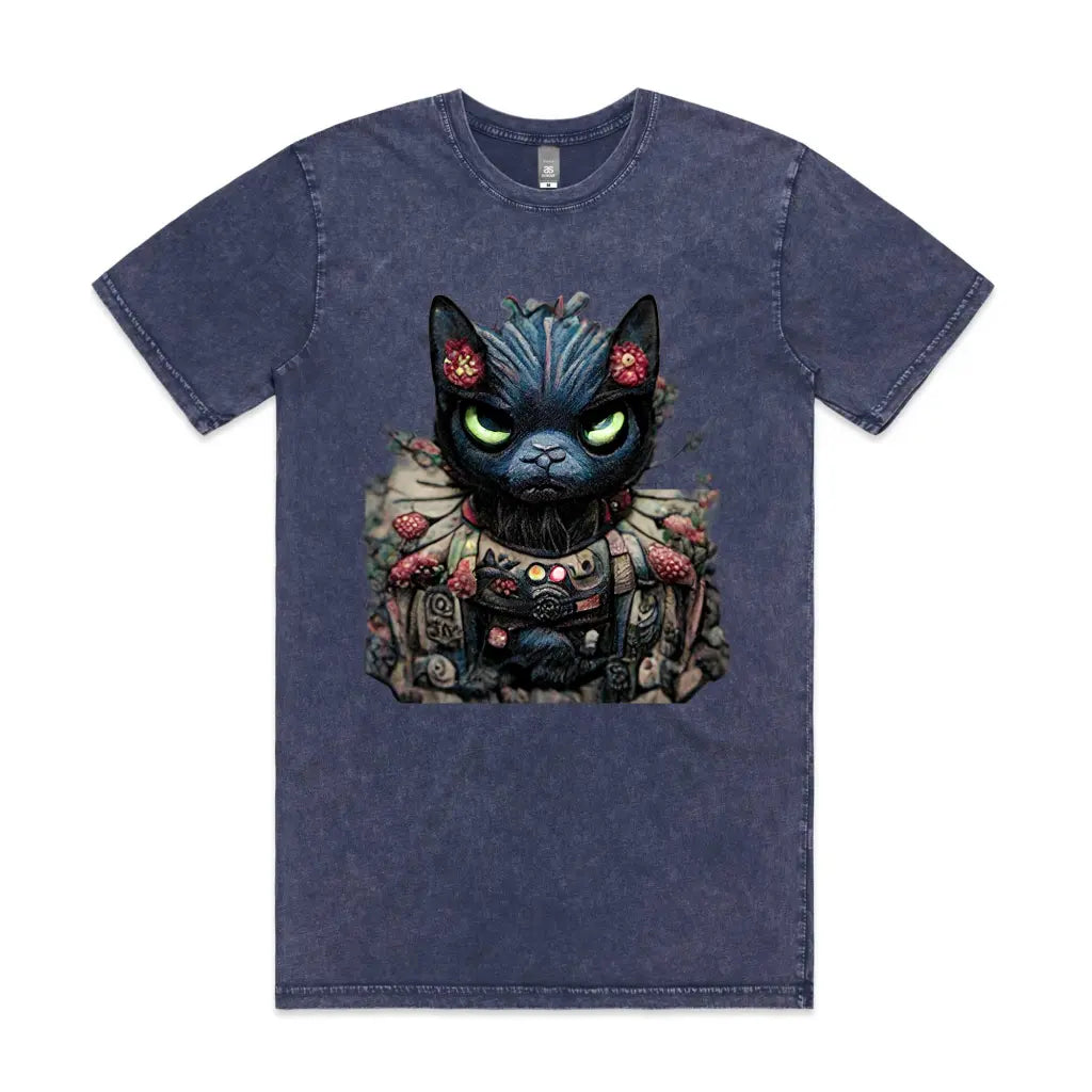 Warrior Cat Stone Wash T-Shirt - Tshirtpark.com