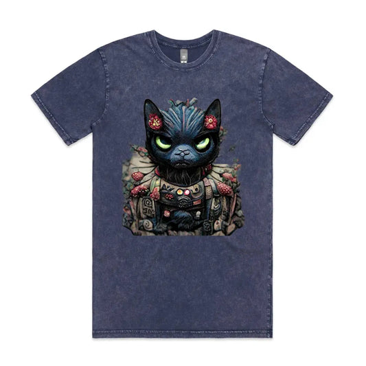 Warrior Cat Stone Wash T-Shirt - Tshirtpark.com