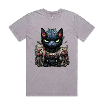 Warrior Cat Stone Wash T-Shirt - Tshirtpark.com