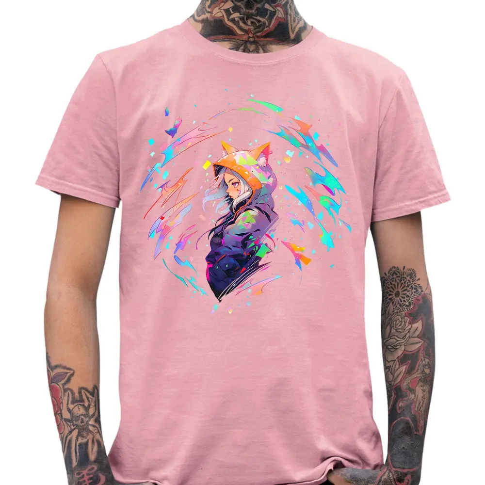 Watercolour Anime Girl T-Shirt - Tshirtpark.com