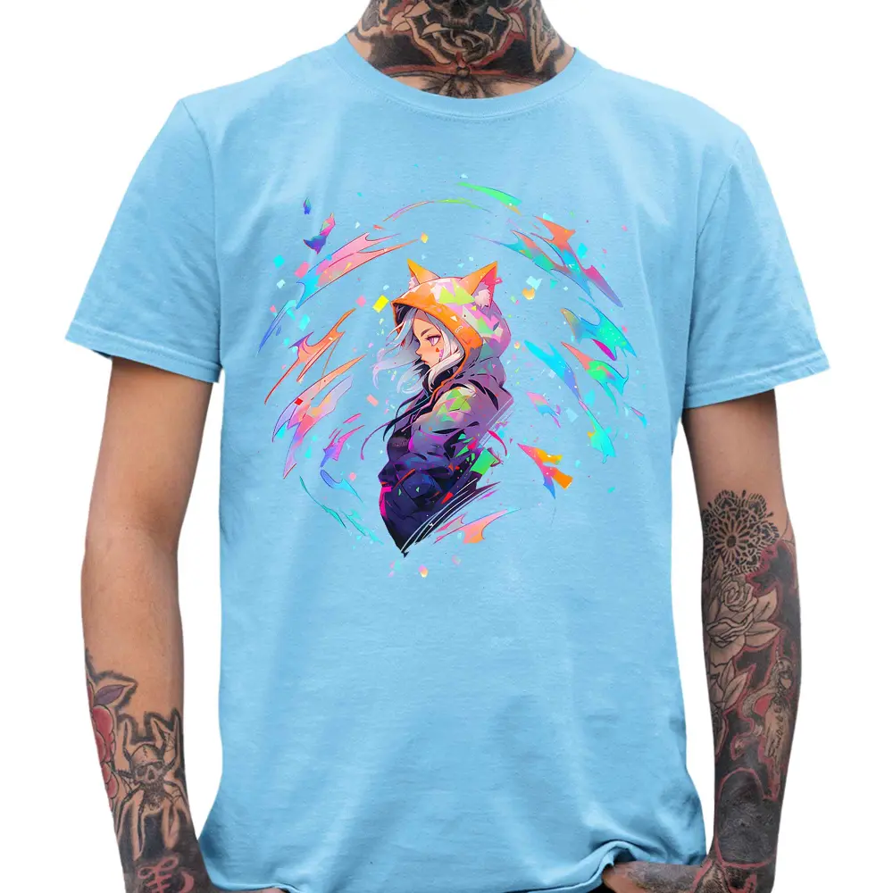 Watercolour Anime Girl T-Shirt - Tshirtpark.com