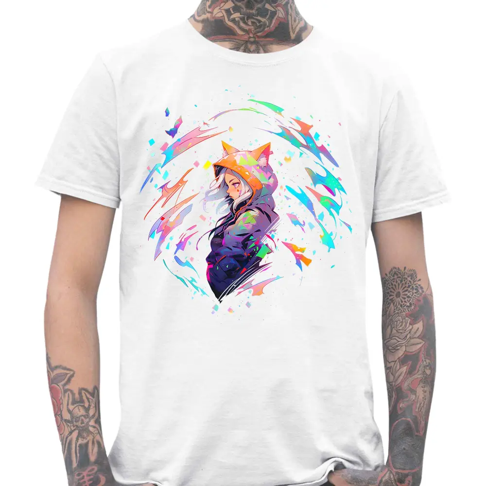 Watercolour Anime Girl T-Shirt - Tshirtpark.com