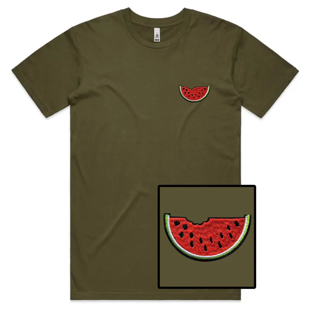 Watermelon Embroidered T-Shirt - Tshirtpark.com