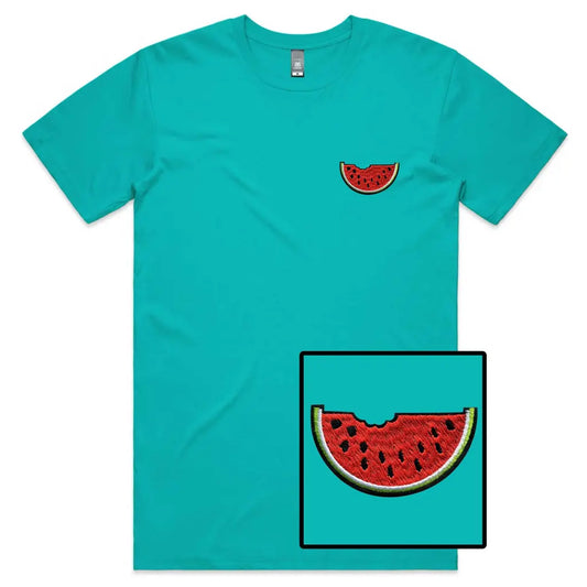 Watermelon Embroidered T-Shirt - Tshirtpark.com