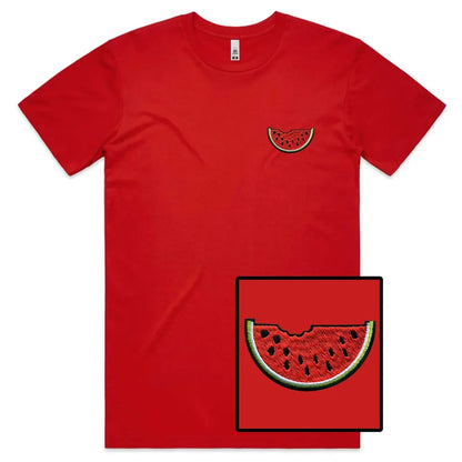 Watermelon Embroidered T-Shirt - Tshirtpark.com