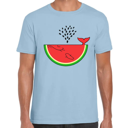 Watermelon Whale T-Shirt - Tshirtpark.com