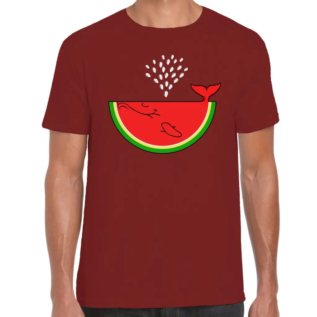 Watermelon Whale T-Shirt - Tshirtpark.com