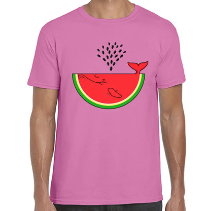 Watermelon Whale T-Shirt - Tshirtpark.com