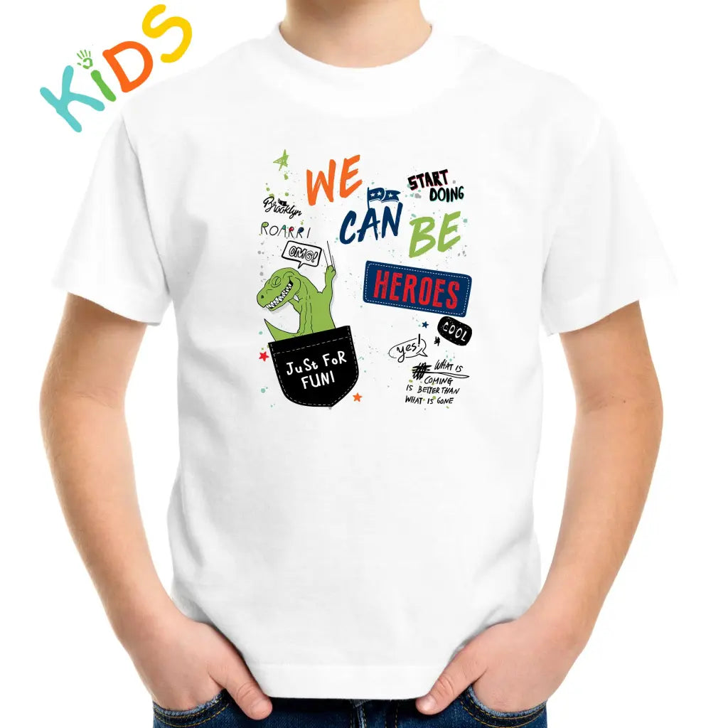 We Can Be Heroes Kids T-shirt - Tshirtpark.com