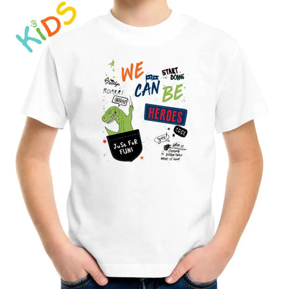 We Can Be Heroes Kids T-shirt - Tshirtpark.com