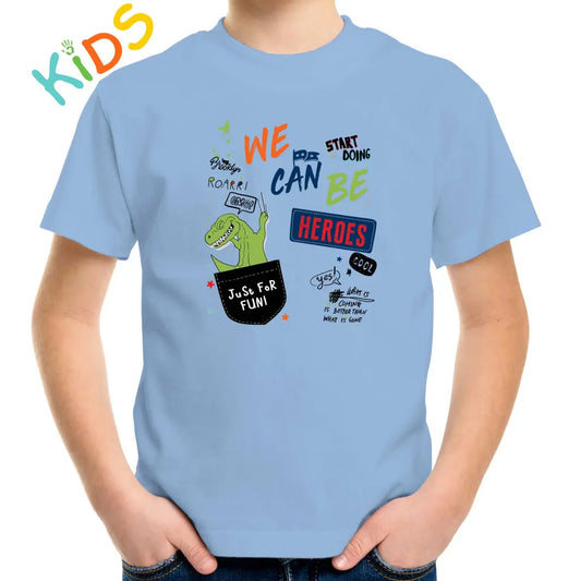 We Can Be Heroes Kids T-shirt - Tshirtpark.com