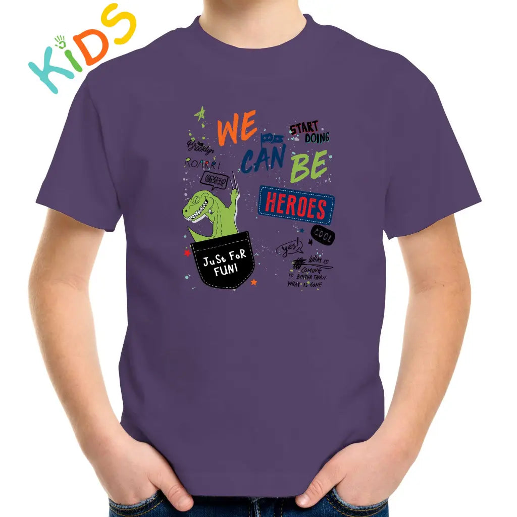 We Can Be Heroes Kids T-shirt - Tshirtpark.com