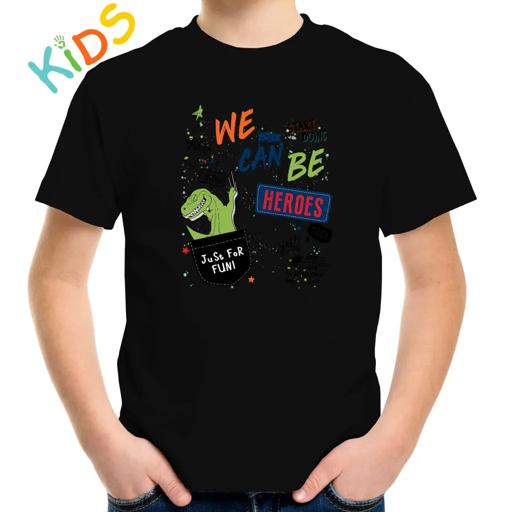 We Can Be Heroes Kids T-shirt - Tshirtpark.com