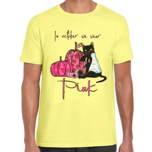 We Wear Pink Cat T-Shirt - Tshirtpark.com