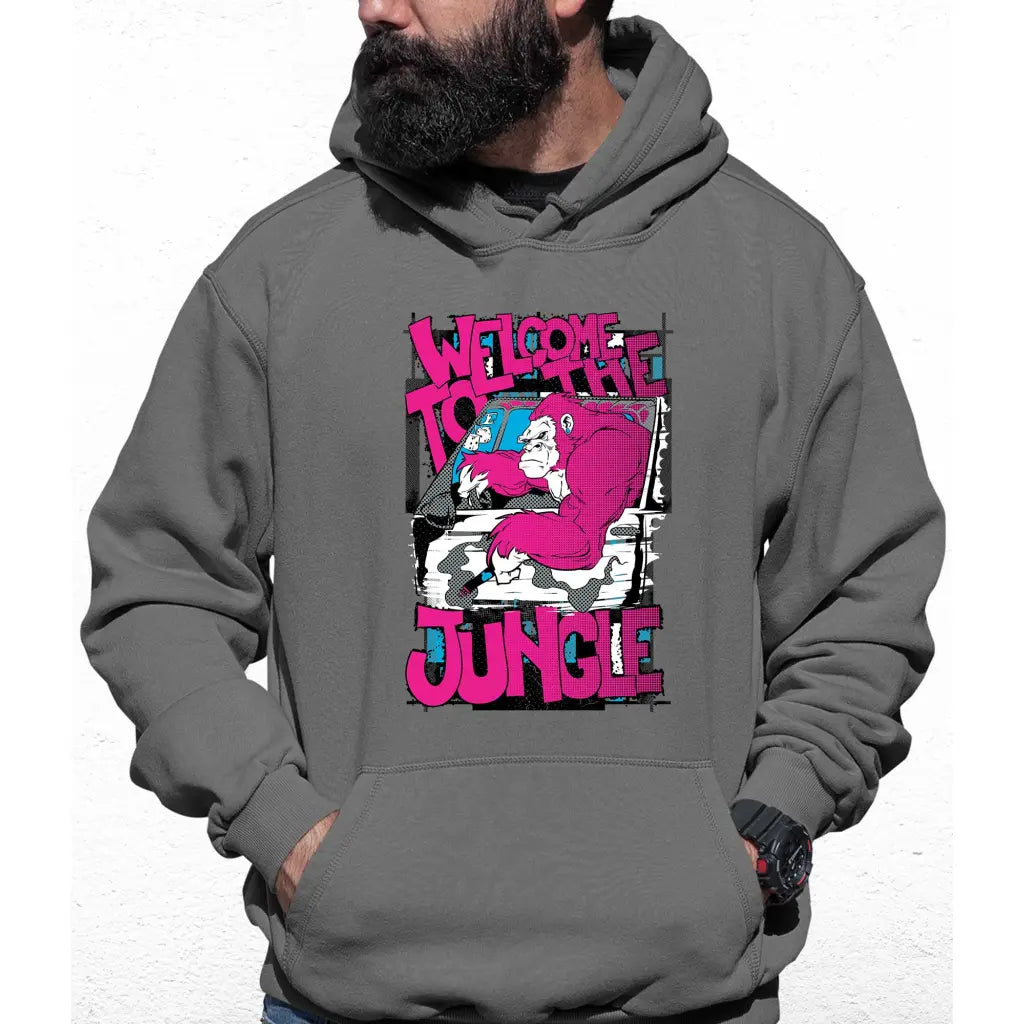 Welcome To The Jungle Colour Hoodie - Tshirtpark.com