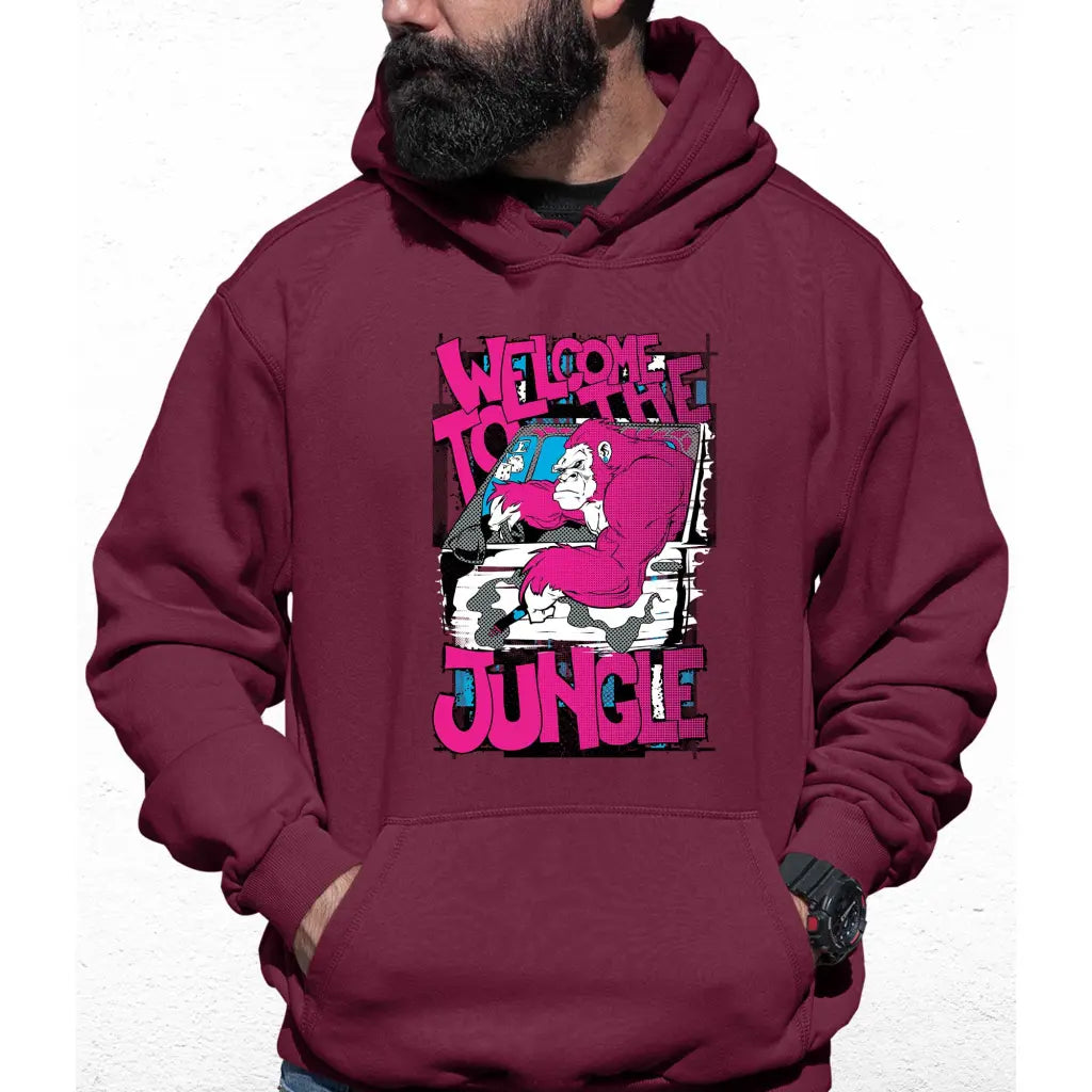 Welcome To The Jungle Colour Hoodie - Tshirtpark.com