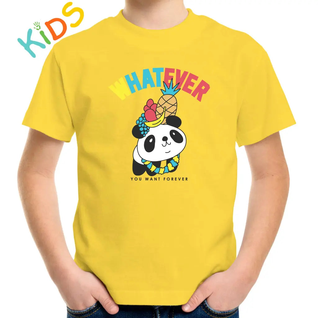 Whatever Panda Kids T-shirt - Tshirtpark.com