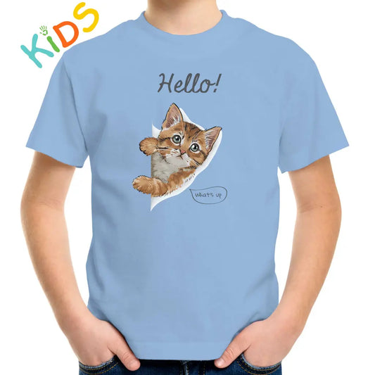 What’s Up Cat Kids T-shirt - Tshirtpark.com