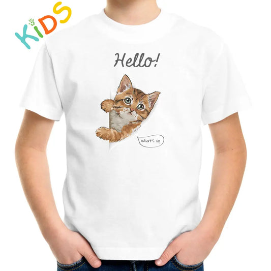 What’s Up Cat Kids T-shirt - Tshirtpark.com