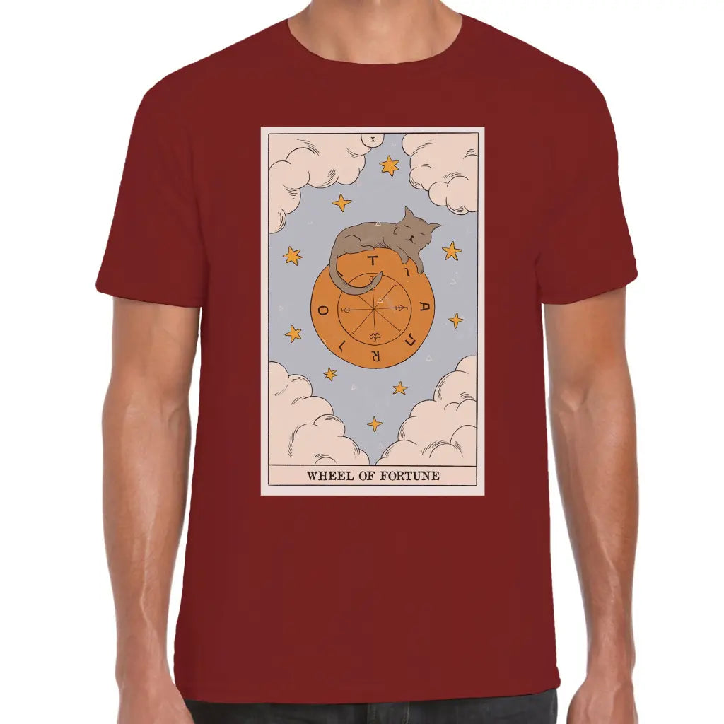 Wheel Of Fortune Cat T-Shirt - Tshirtpark.com