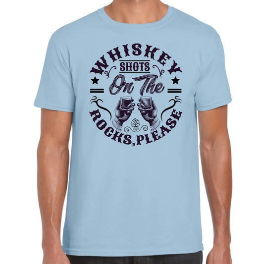 Whiskey Shots On The Rocks T-Shirt - Tshirtpark.com