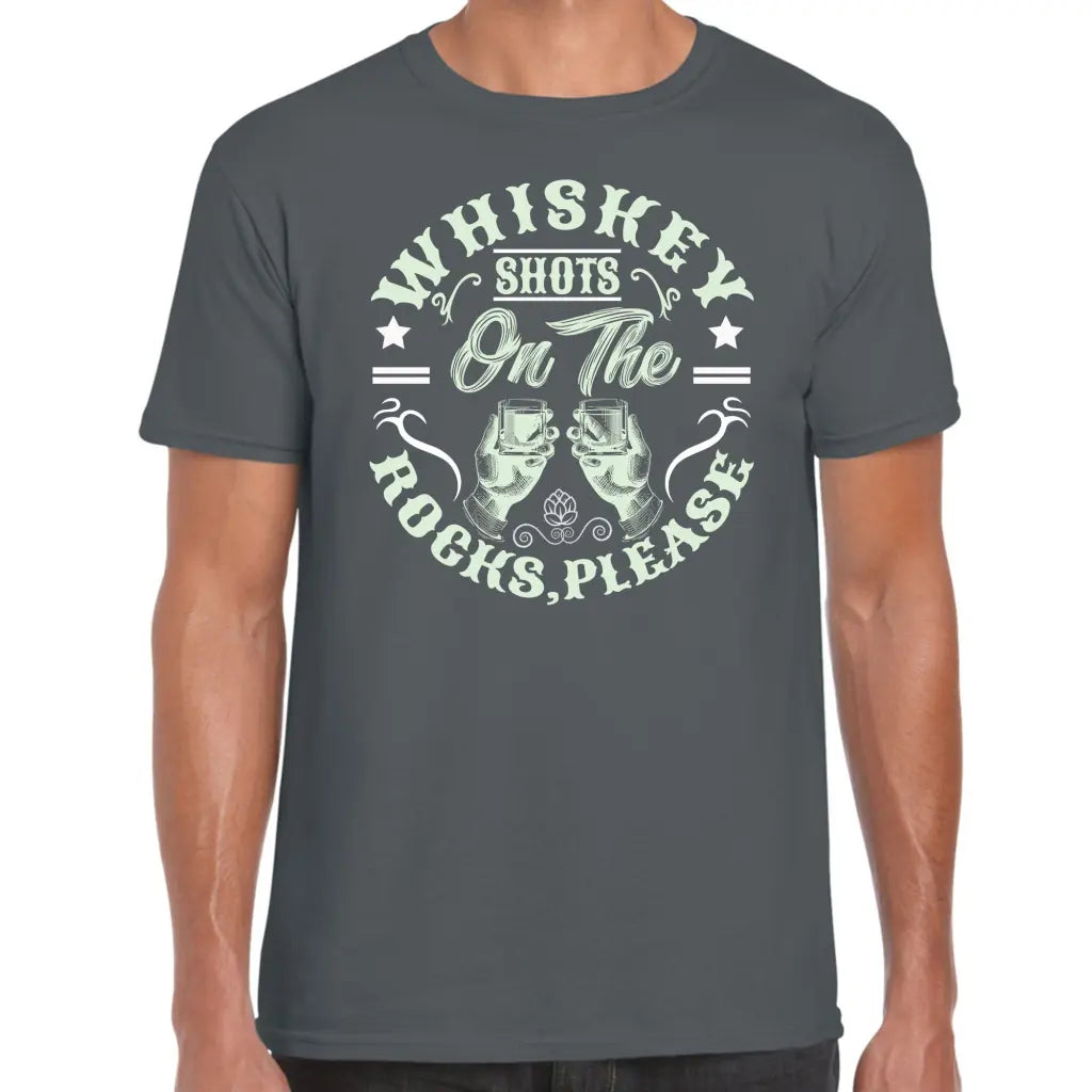 Whiskey Shots On The Rocks T-Shirt - Tshirtpark.com