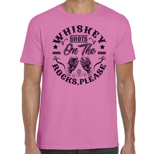 Whiskey Shots On The Rocks T-Shirt - Tshirtpark.com