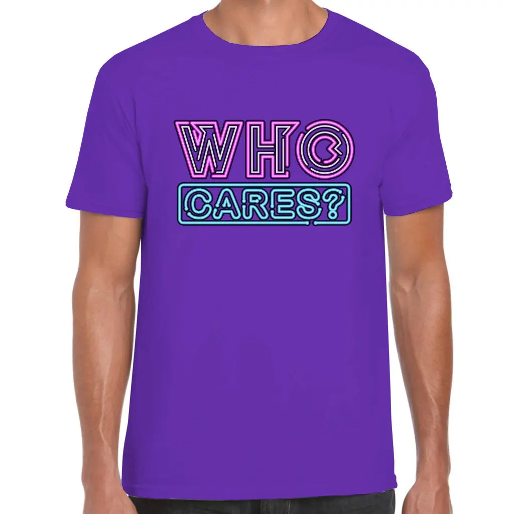 Who Cares T-Shirt - Tshirtpark.com