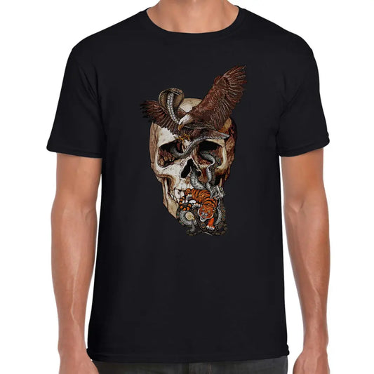 Wild Animal Skull T-Shirt - Tshirtpark.com