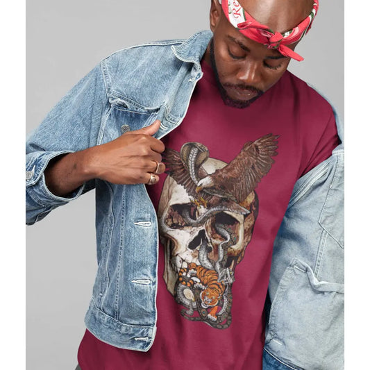Wild Animal Skull T-Shirt - Tshirtpark.com