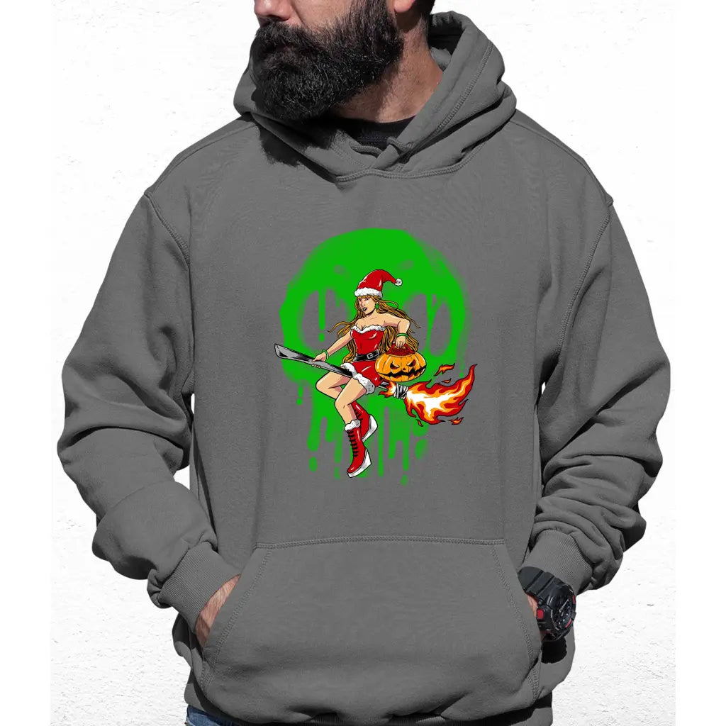 Witch Santa Colour Hoodie - Tshirtpark.com