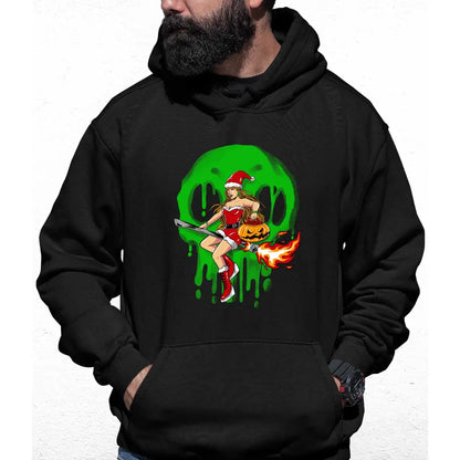 Witch Santa Colour Hoodie - Tshirtpark.com