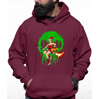 Witch Santa Colour Hoodie - Tshirtpark.com