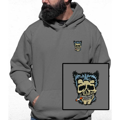 Wolf Man Embroidered Colour Hoodie - Tshirtpark.com