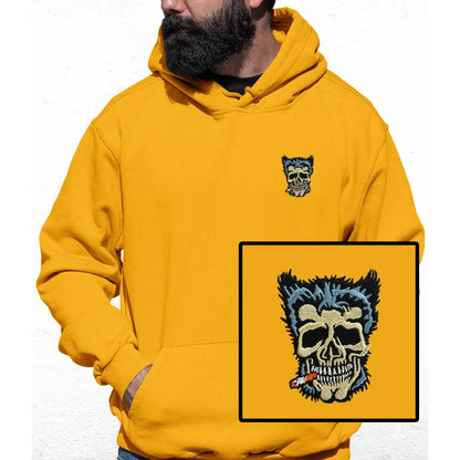 Wolf Man Embroidered Colour Hoodie - Tshirtpark.com