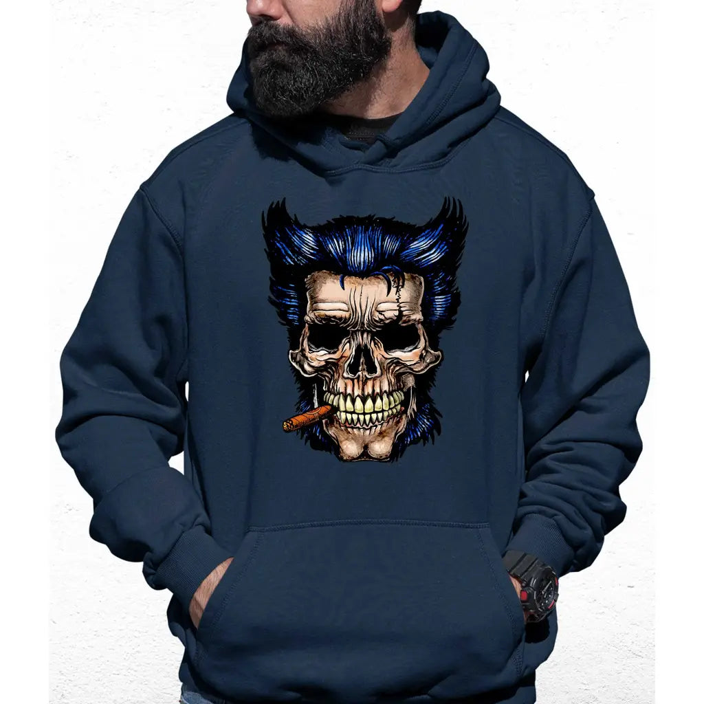 Wolf Skull Colour Hoodie - Tshirtpark.com