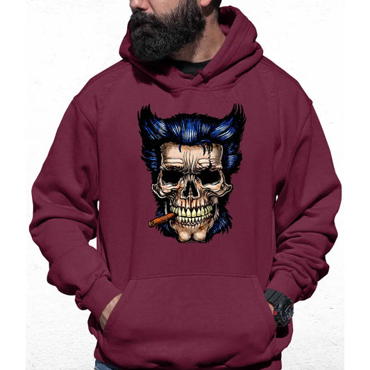 Wolf Skull Colour Hoodie - Tshirtpark.com