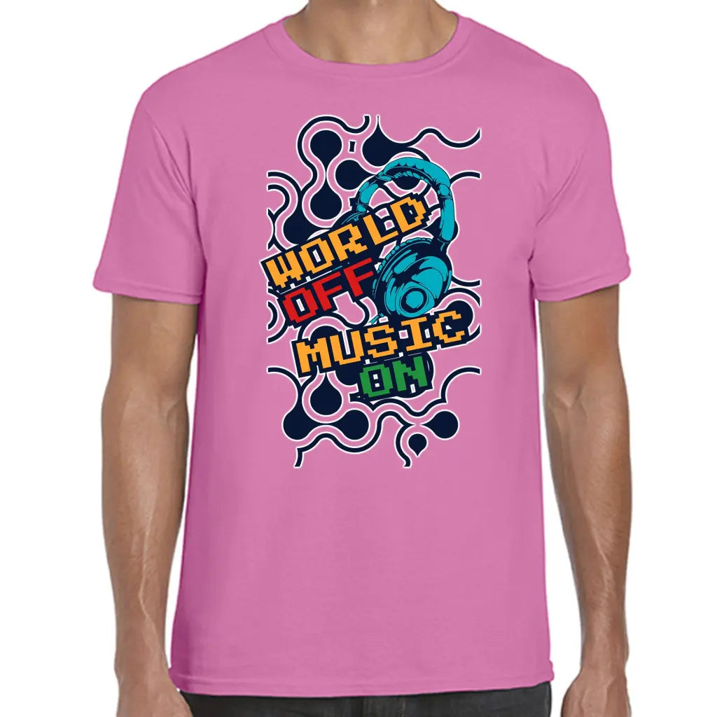 World Off Music On T-Shirt - Tshirtpark.com