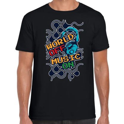 World Off Music On T-Shirt - Tshirtpark.com