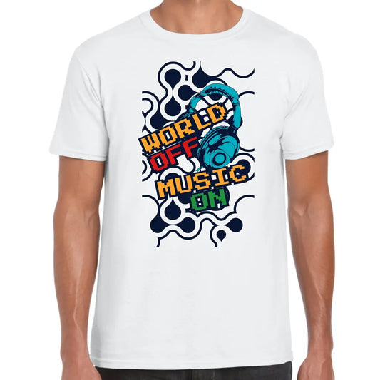 World Off Music On T-Shirt - Tshirtpark.com