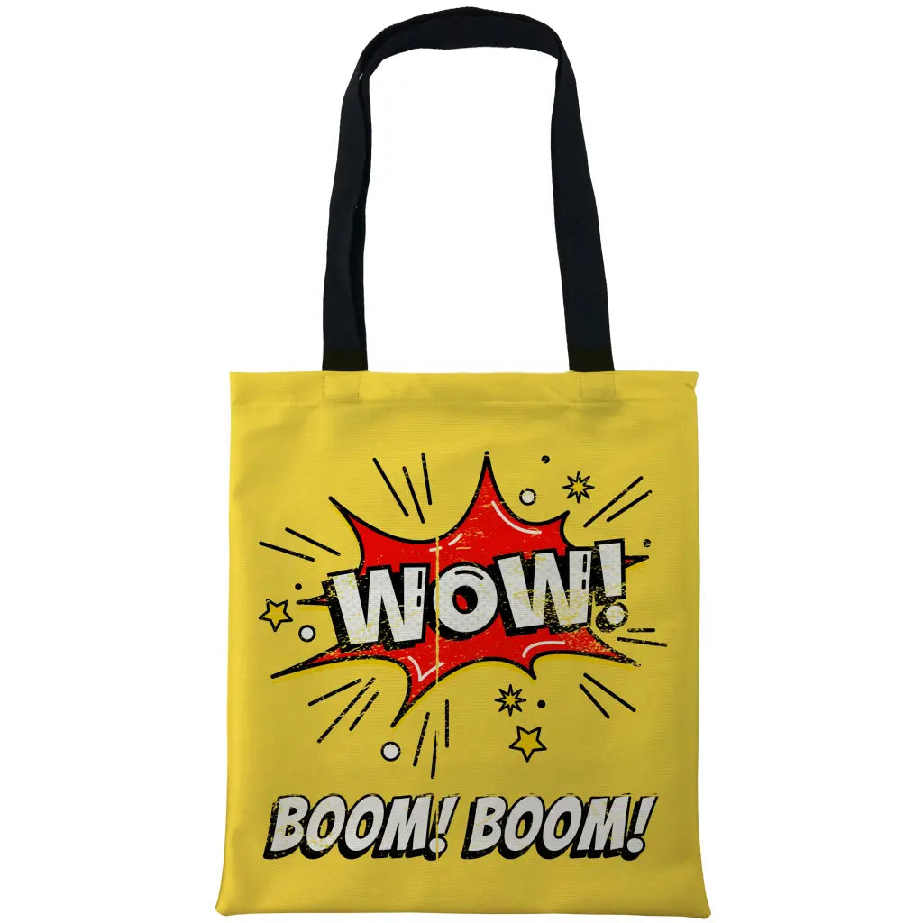 Wow Boom! Boom! Tote Bags - Tshirtpark.com