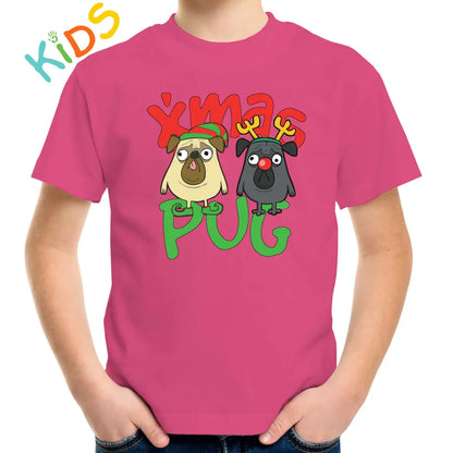 X-MAS Pugs Kids T-shirt - Tshirtpark.com