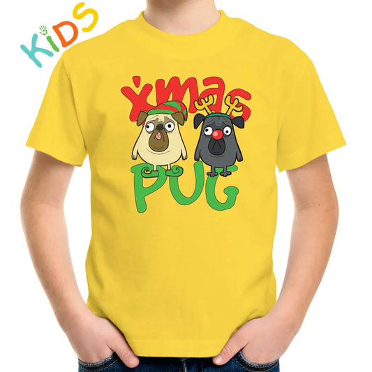 X-MAS Pugs Kids T-shirt - Tshirtpark.com