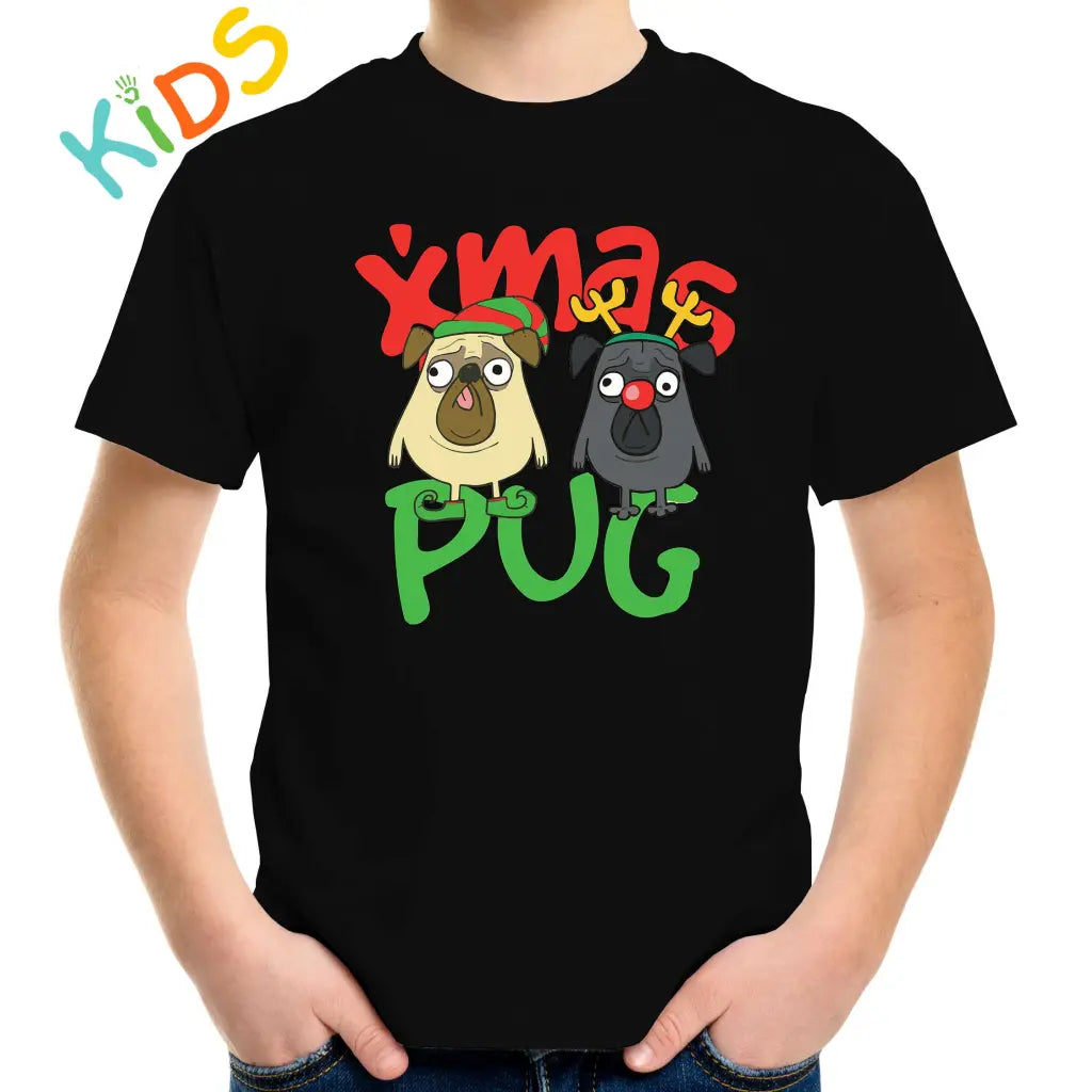 X-MAS Pugs Kids T-shirt - Tshirtpark.com